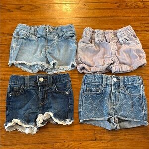 Bundle of Four Denim Shorts Toddlers